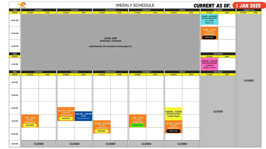 active-zone-singapore-women-only-kickboxing-class-schedule